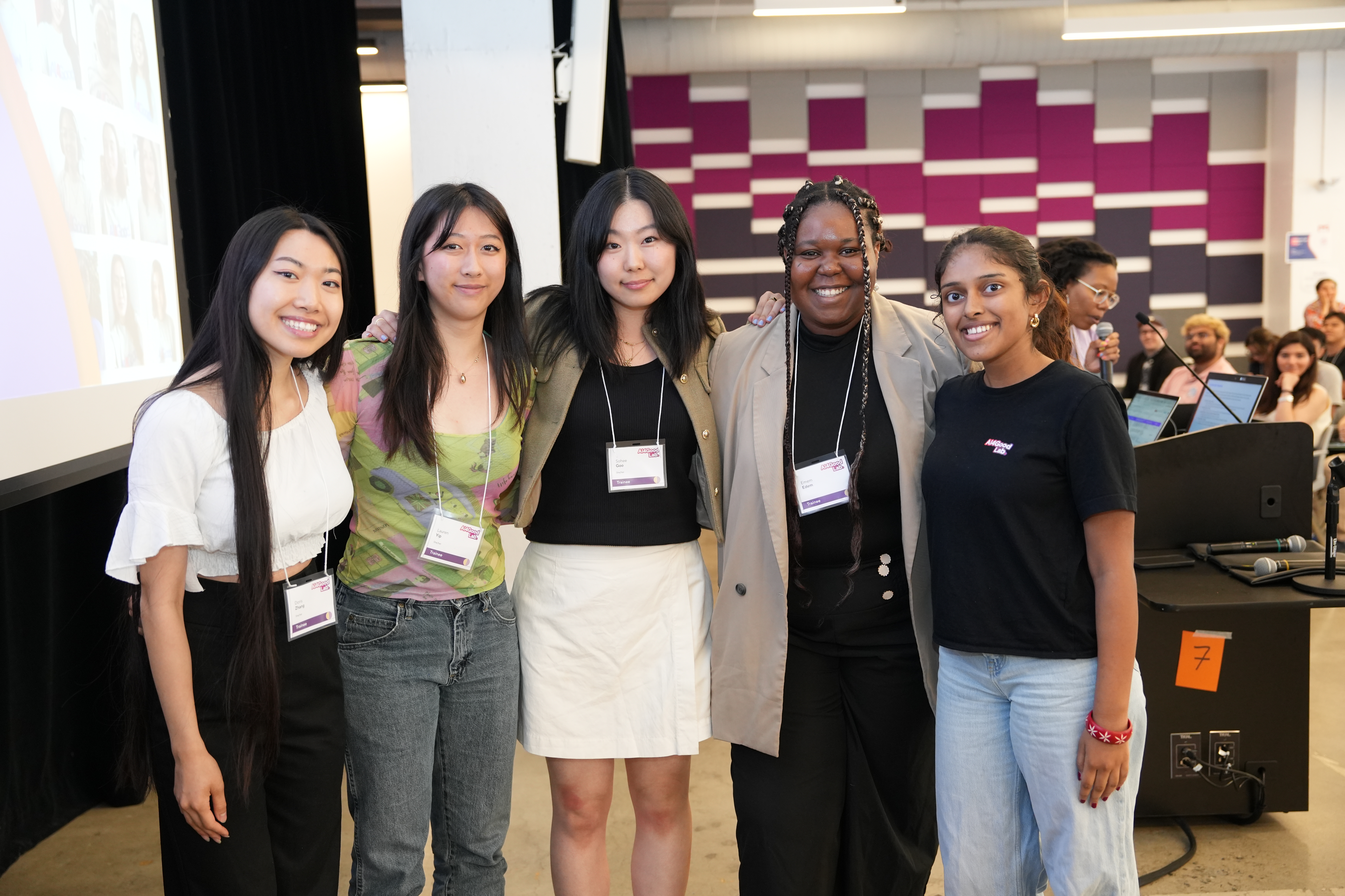 Photo of the AI4Good Lab 2024 Toronto cohort winners. 