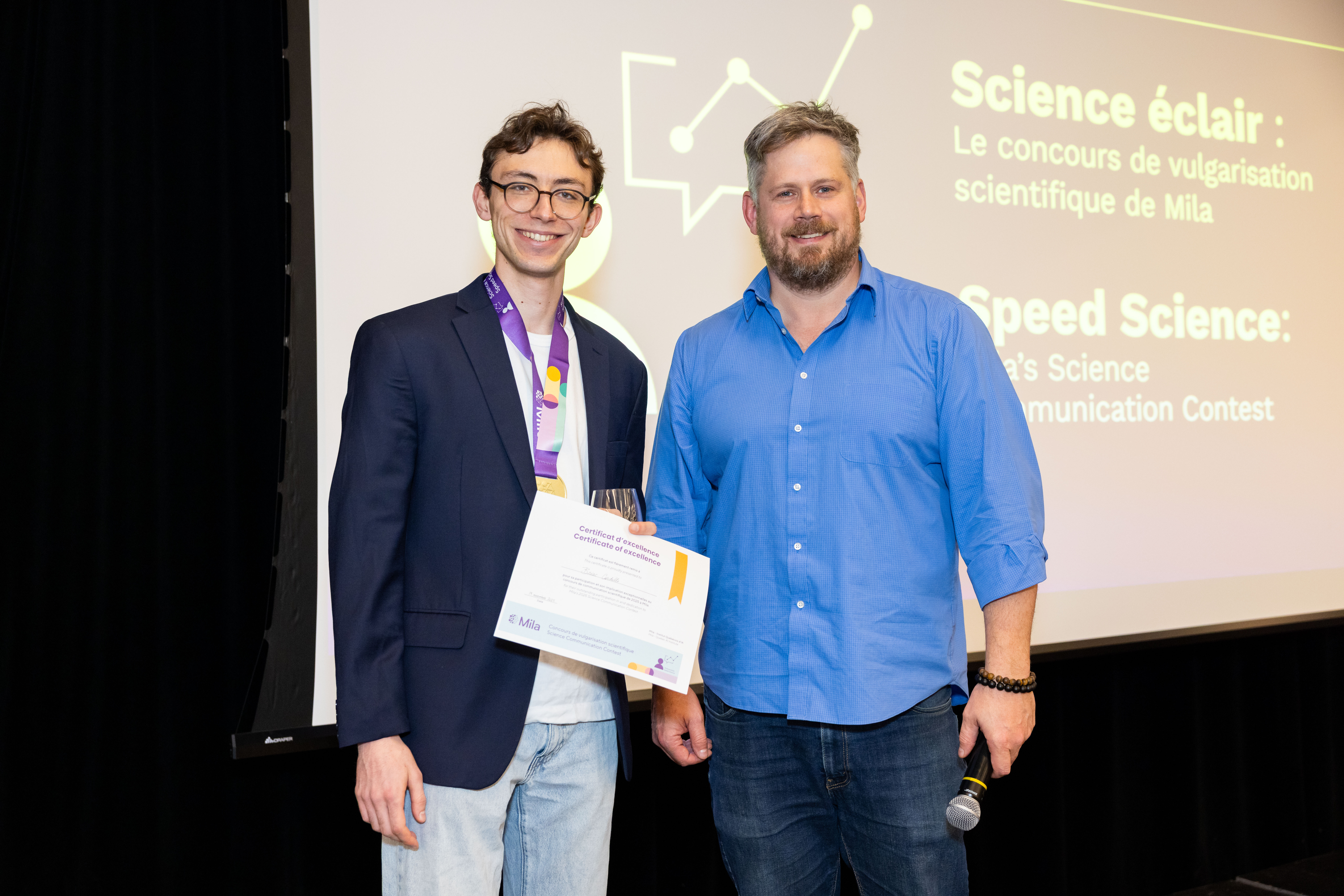 Picture of Speed Science winner, Briac Cordelle