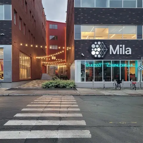 Exterior view of Mila's facade. 