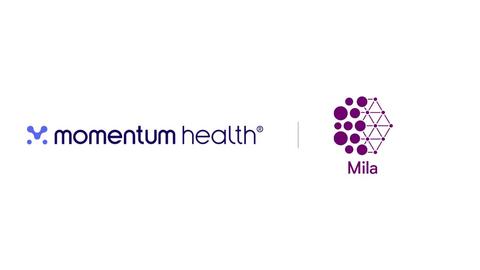 Mila and Momentum Health logos