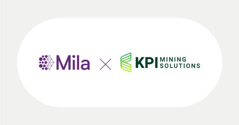 Logos de Mila et KPI mining solutions