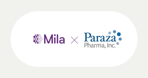 Mila and Paraza Pharma logos