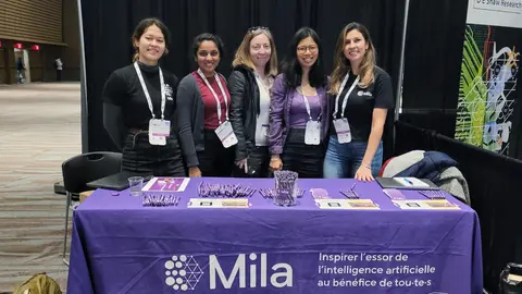 Membres de la délégation Mila à NeurIPS 2023.