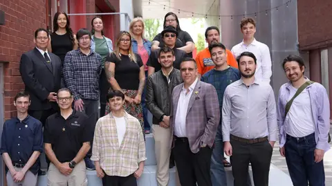 Group photo of the 2025 cohort of the Indigenous Pathfinders in AI program.