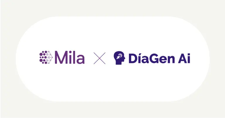 logo Mila and DiaGen AI