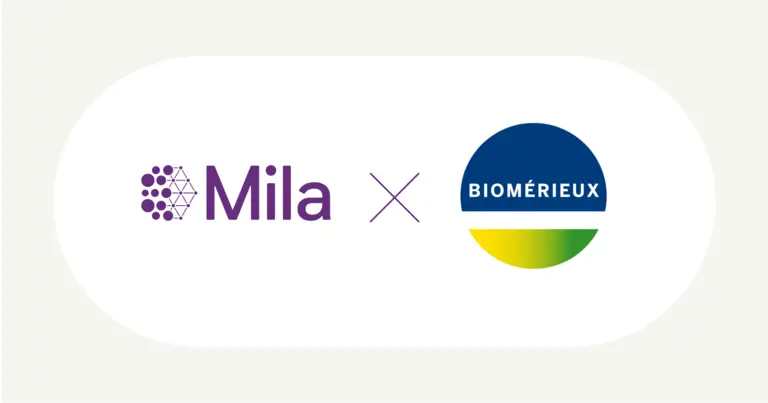 logo Mila and bioMerieux