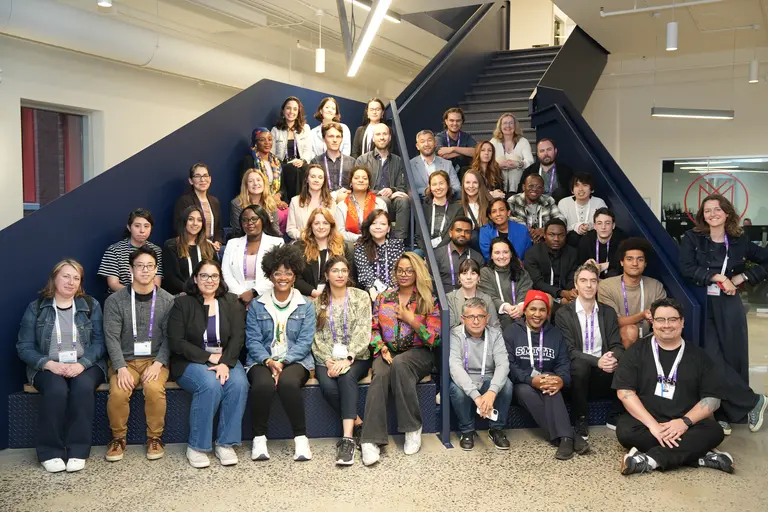 Photo de groupe de la cohorte 2025 de l'université d'été sur l'IA responsable et les droits humains