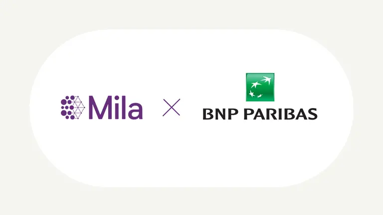 Logo Mila and PNB paribas
