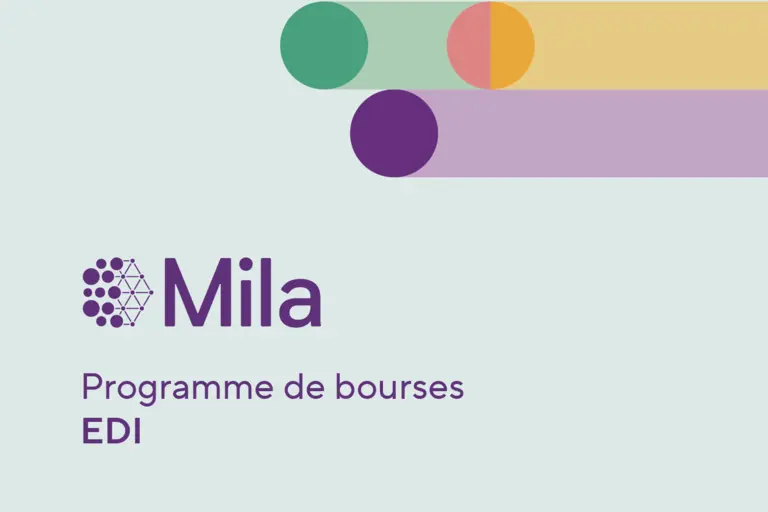 logo mila avec programme de bourses EDI