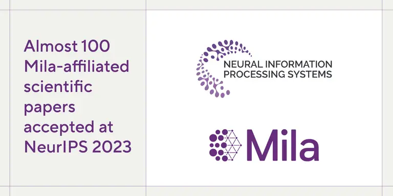 Mila and NeurIPS 2023 logos