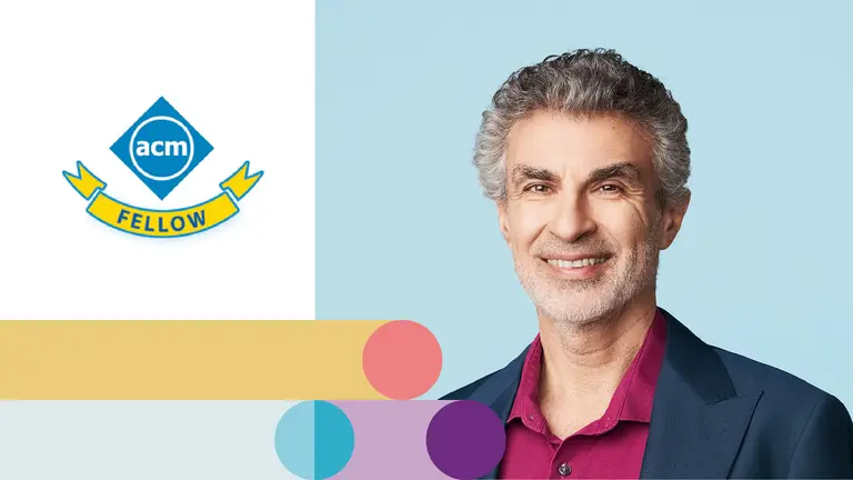 Yoshua Bengio et le logo de l'association for Computing Machinery