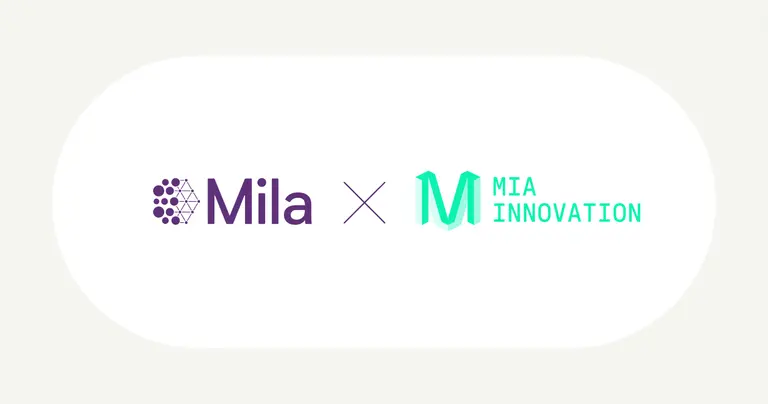 Mia innovation and Mila logos