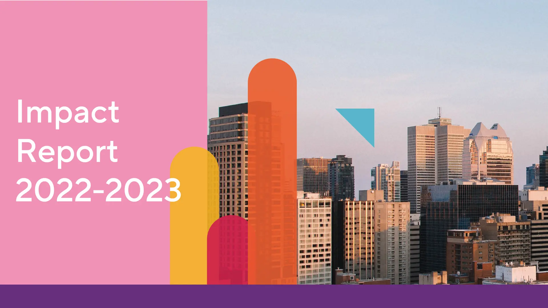 Thumbnail of the 2022-2023 Impact Report. 