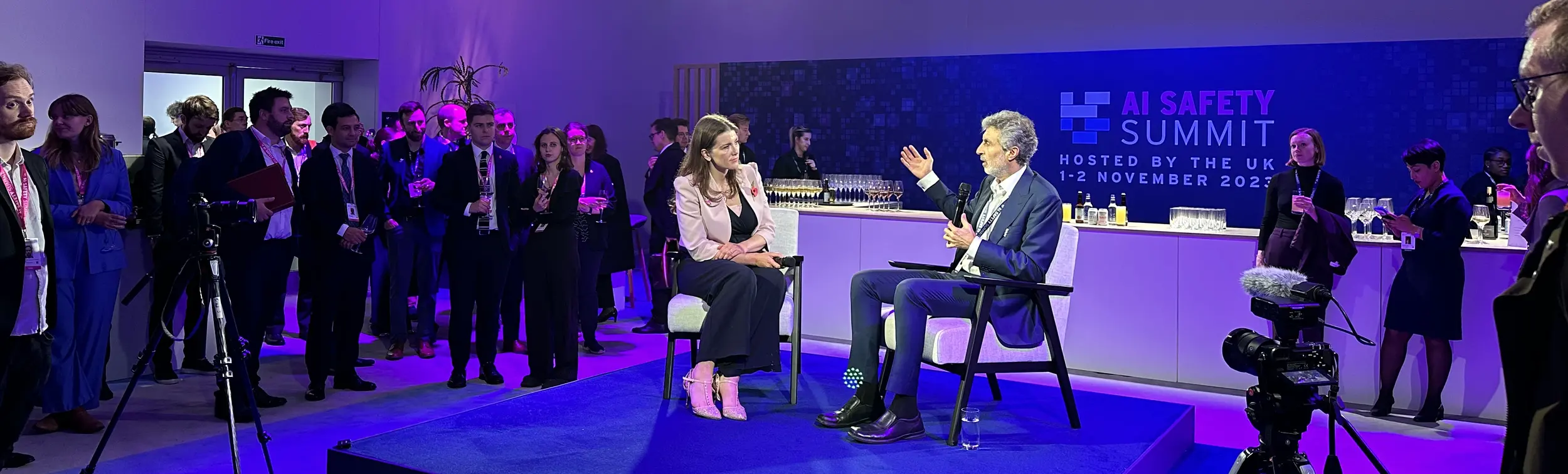 Yoshua Bengio à l'AI Safery Summit, en Angleterre. 