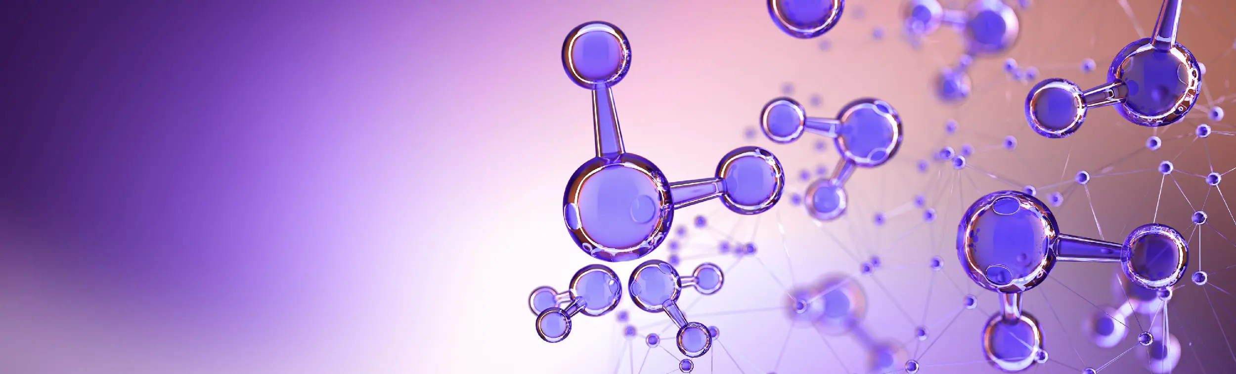 Structure moléculaire abstraite.
