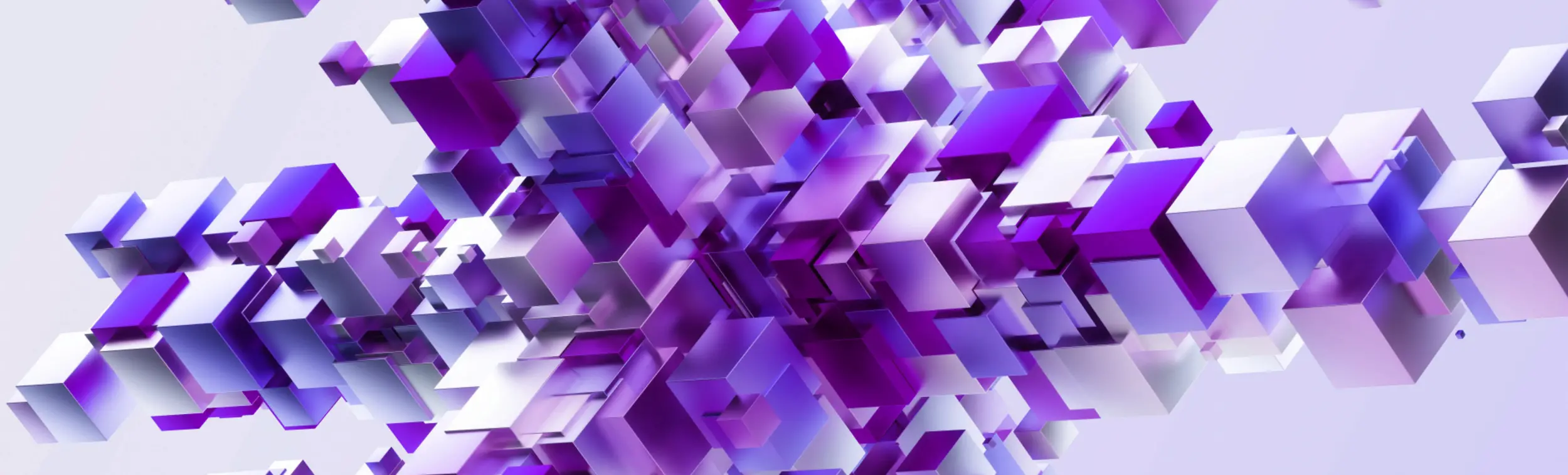 large 3D wooden blocks close to each other on a blue light background