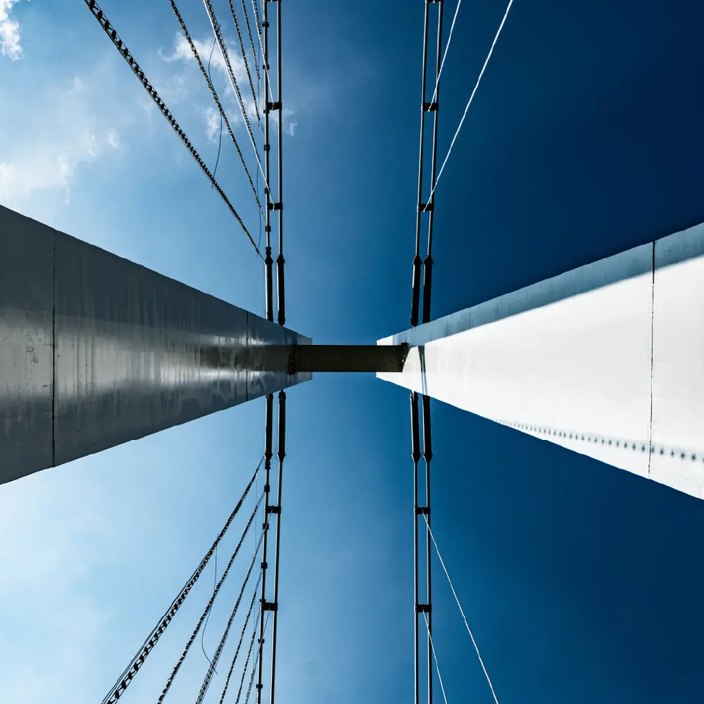 Photo de la structure d'un pont