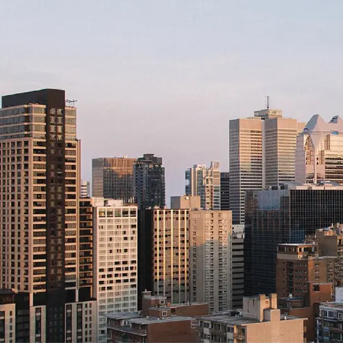 view of the city of Montreal