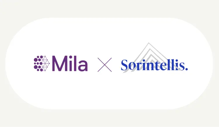 The Mila logo and the Sorintellis logo.