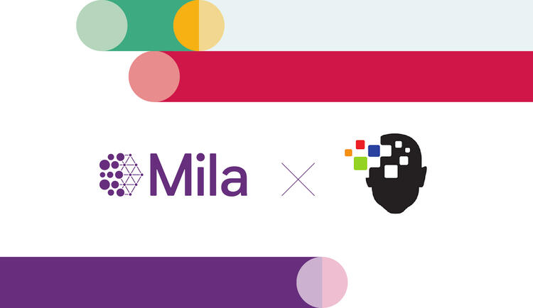 Mila and ICML logos