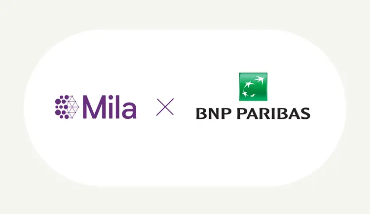 Logo Mila and PNB paribas