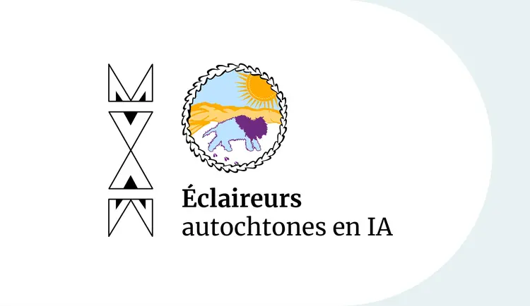 Nom et logo du programme Éclaireurs autochtones en IA