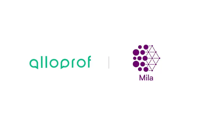 logos de Alloprof et Mila