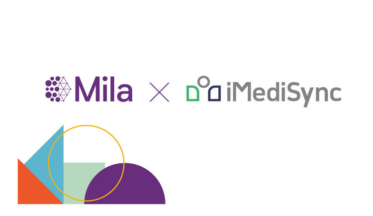 Mila and iMediSync logos
