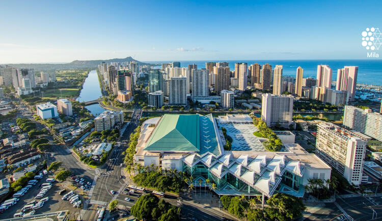 Picture of the Hawaii convention center