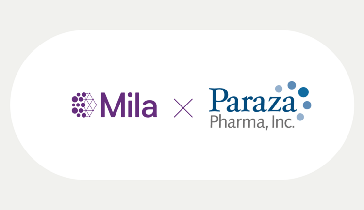 Mila and Paraza Pharma logos