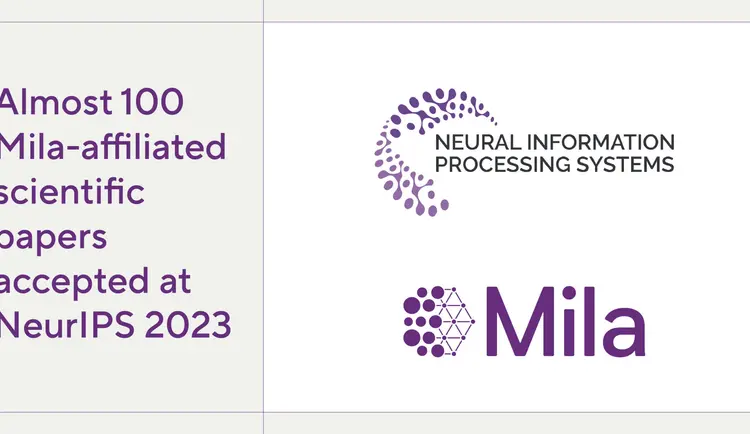 Mila and NeurIPS 2023 logos