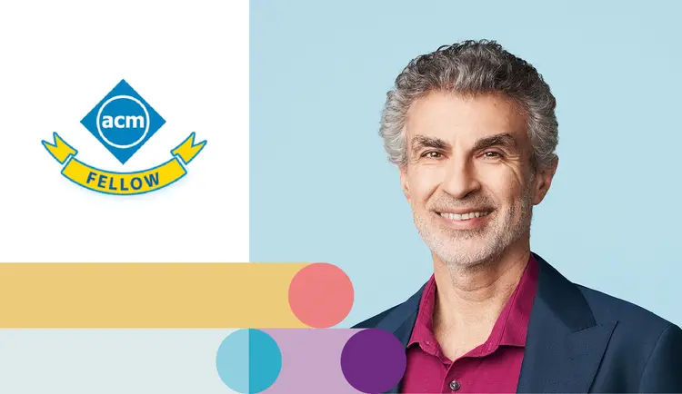 Yoshua Bengio et le logo de l'association for Computing Machinery