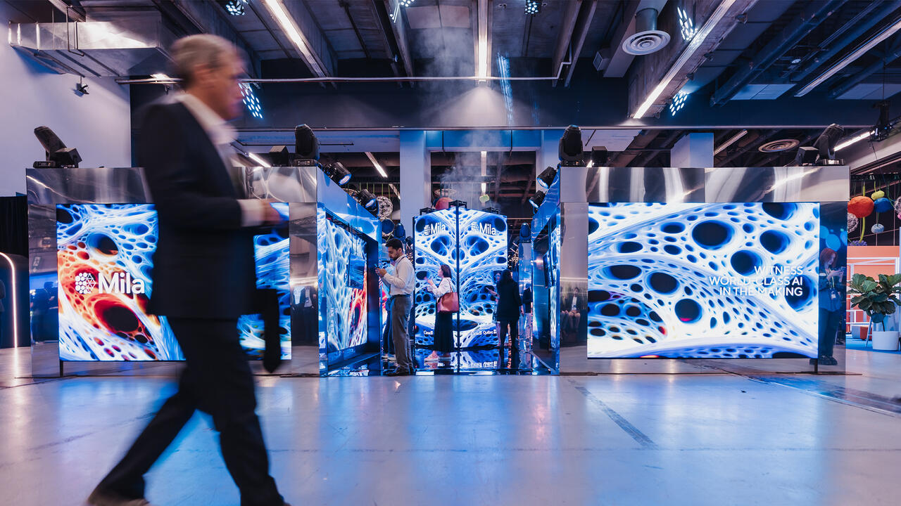 Mila's immersive installation at ALL IN 2025